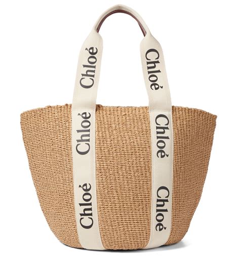 chloe straw tote bag|chloe summer raffia bag.